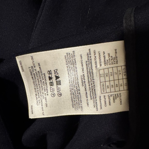 Brooks Brothers navy jacket size 12 - Picture 6 of 6